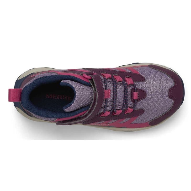 Dievčenská členková turistická obuv MERRELL Moab Speed 2 Mid A C WTRPF K berry 3
