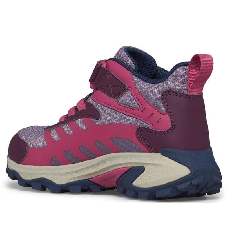 Dievčenská členková turistická obuv MERRELL Moab Speed 2 Mid A C WTRPF K berry 4