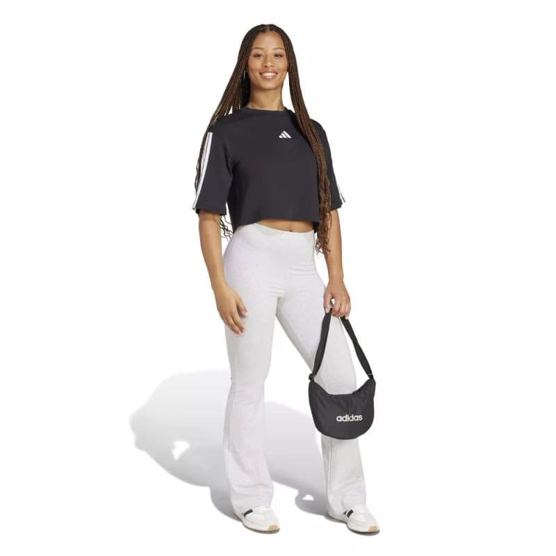 Dámske tričko s krátkym rukávom ADIDAS W 3S SJ TLR T BLACK WHITE 3