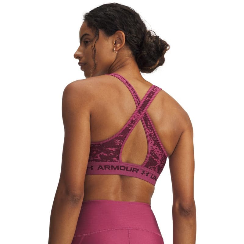 Dámska tréningová športová podprsenka UNDER ARMOUR Crossback Mid Print 2