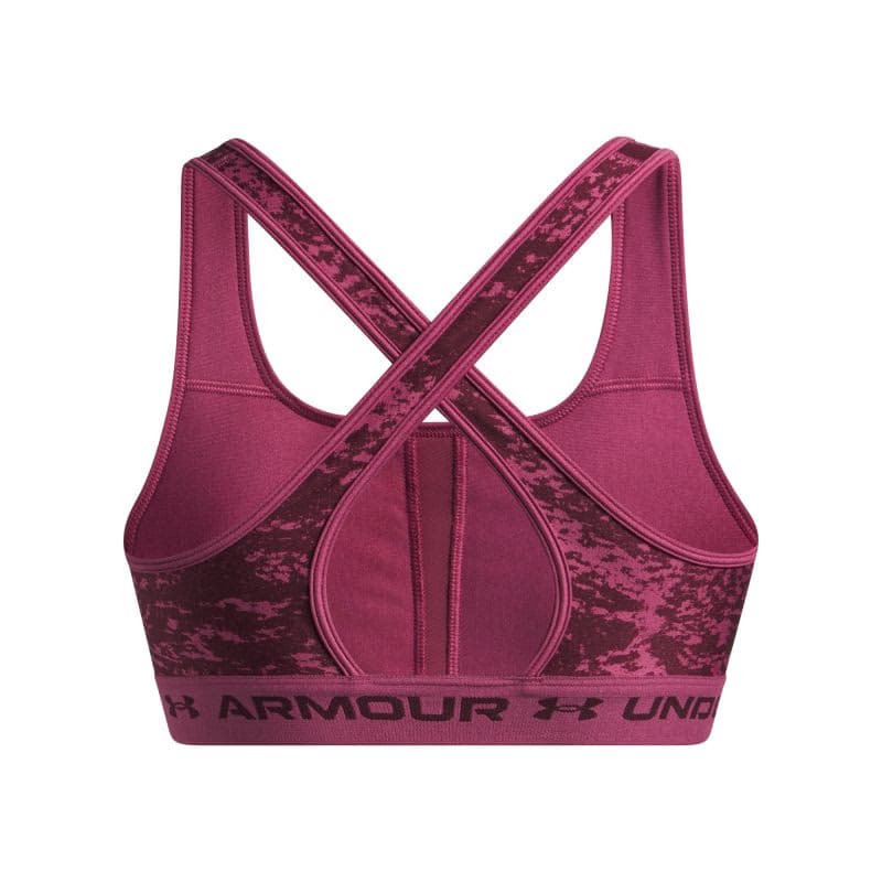 Dámska tréningová športová podprsenka UNDER ARMOUR Crossback Mid Print 4