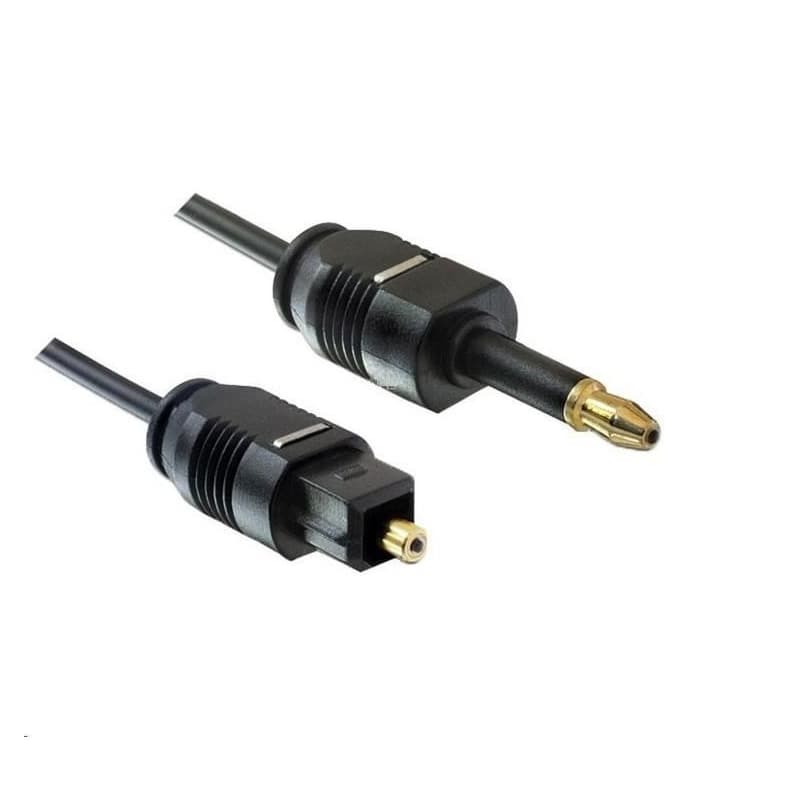 PREMIUMCORD Kábel 3, 5mm mini Toslink - Toslink, OD: 2.2mm, dĺžka 2m