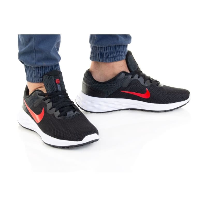 Pánska športová obuv (tréningová) NIKE Revolution 6 Next Nature black anthracite university red 3