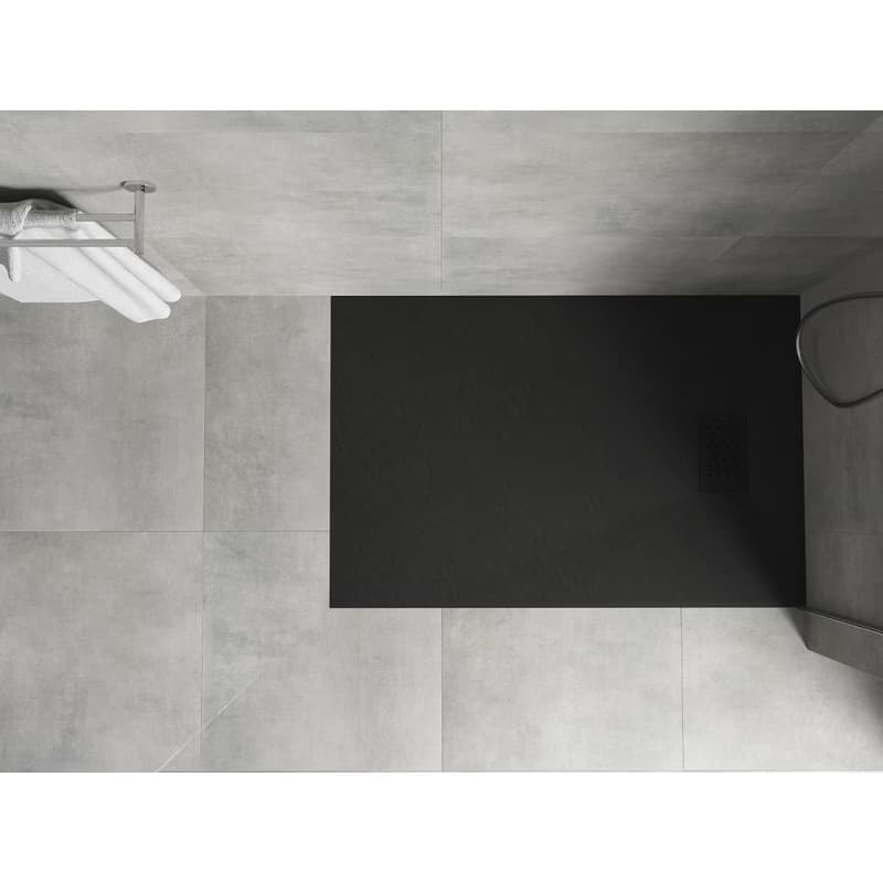 MEXEN/S - Hugo sprchová vanička SMC 120x80, čierna, krytka čierna 42708012-B 4