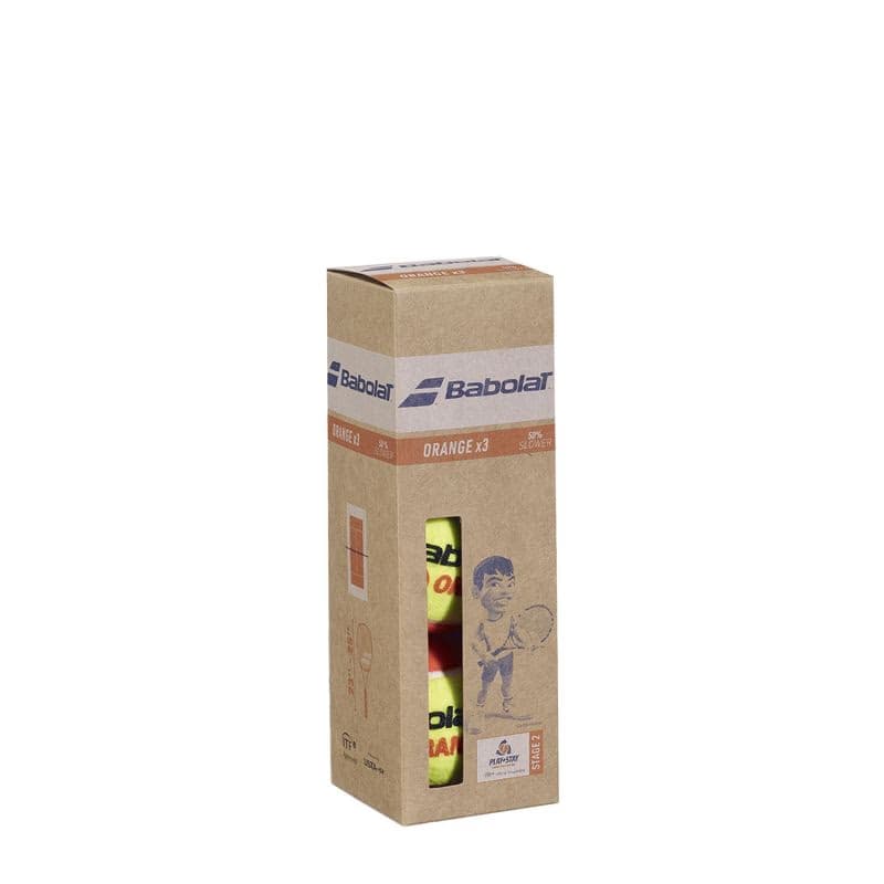 Tenisové loptičky 3ks BABOLAT ORANGE X3 2