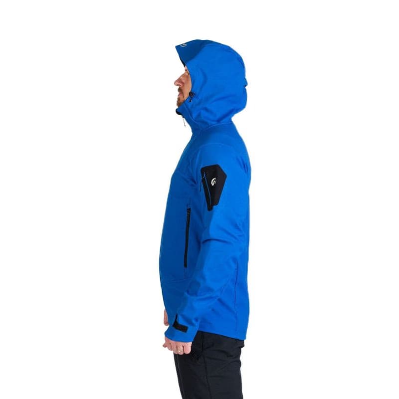 Pánska turistická softshellová bunda NORTHFINDER FABIO-281blue 2