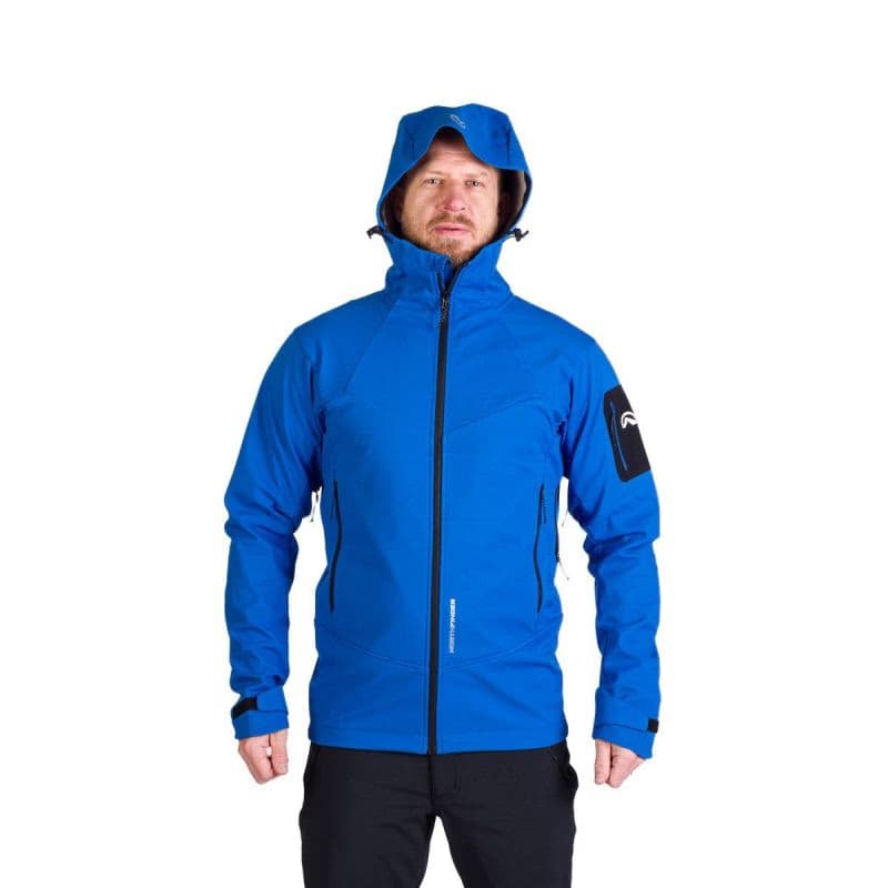 Pánska turistická softshellová bunda NORTHFINDER FABIO-281blue 3