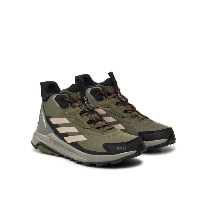 Pánska členková turistická obuv ADIDAS Terrex Anylander Mid R.Rdy M olive strata wonder beige core black 2