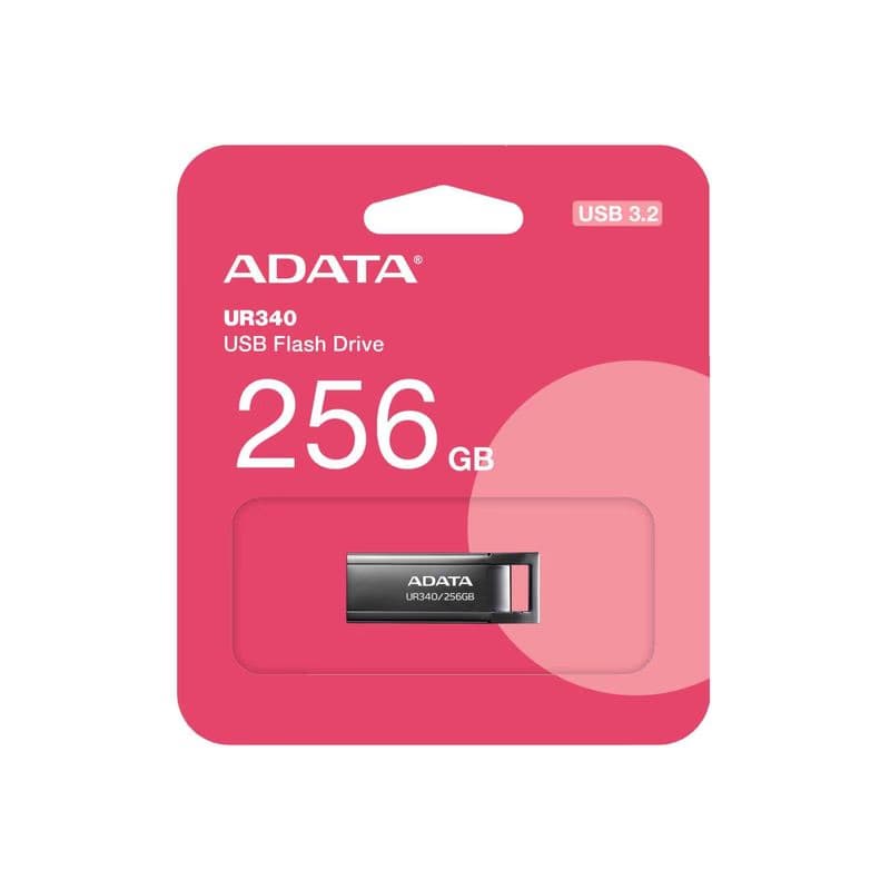ADATA Flash Disk 256GB UR340, USB 3.2, čierna 4