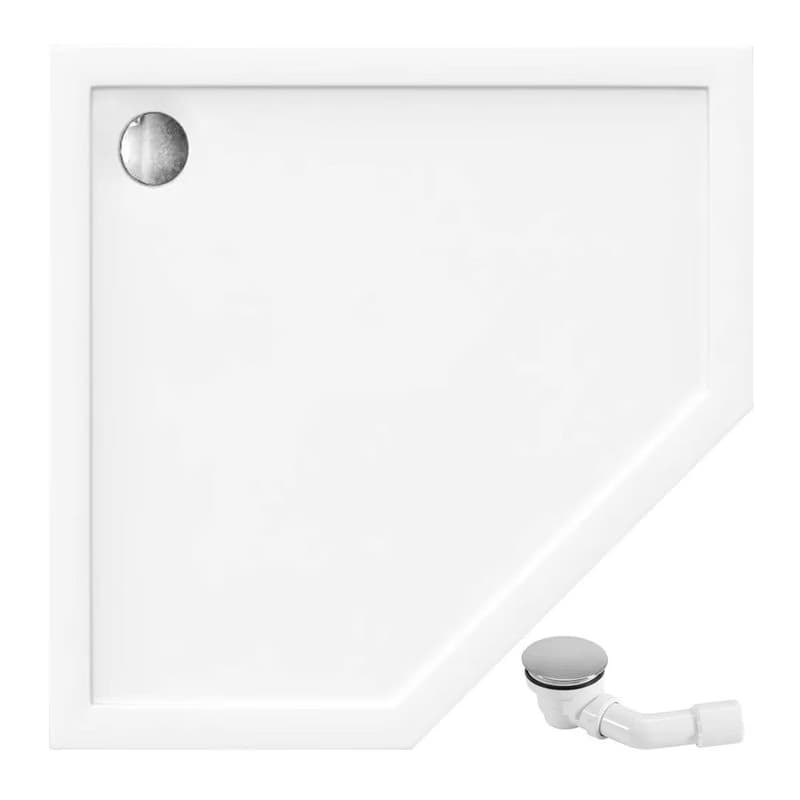 REA - Sprchový kút Diamond 90x90 čierny matný REA-K5622 3