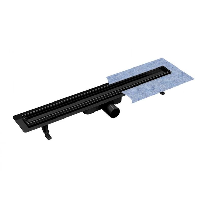 BESCO - Odtokový žľab VIRGO NERO DUO - Rozmer A - 80 cm ZLOL80VN