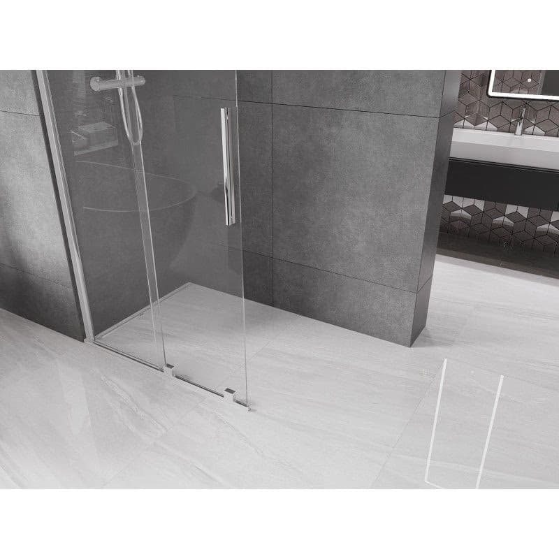 MEXEN/S - Velár posuvné sprchové dvere Walk-in 80, transparent, chróm 871-080-000-03-01 3