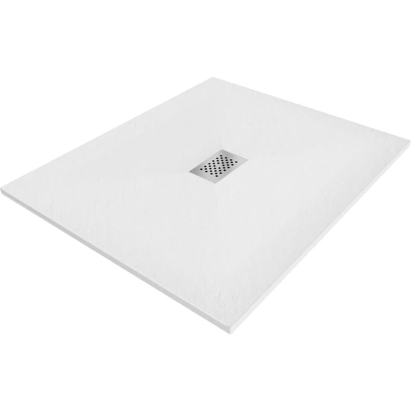 MEXEN/S - Hugo sprchová vanička SMC 130x100, biela, krytka nerez 42101013-X 1