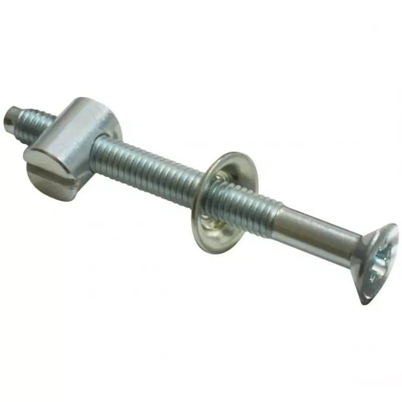 Nábytkárska skrutka so spojovacím článkom 6/80mm 4 ks 1