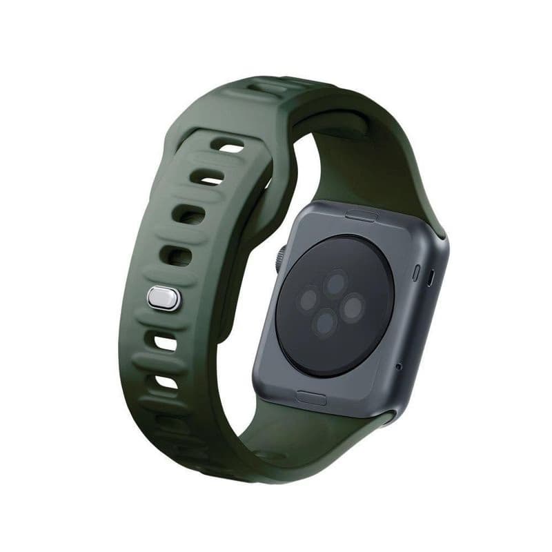 3mk remienok Watch Strap pre Apple 42/44/45/49 mm Dark Green 4