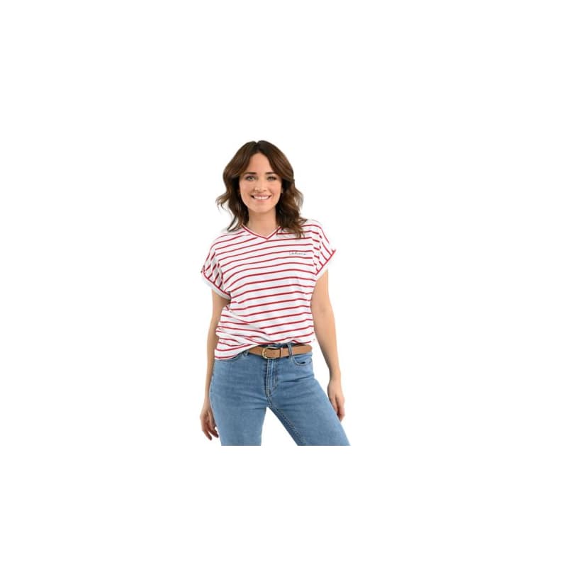 Dámske tričko s krátkym rukávom VOLCANO T-PORTO-400-RED 1