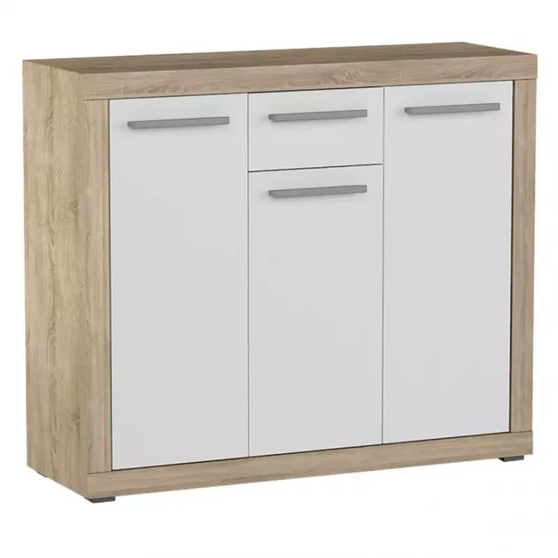 Komoda Verona 120 D.Sonoma+biely