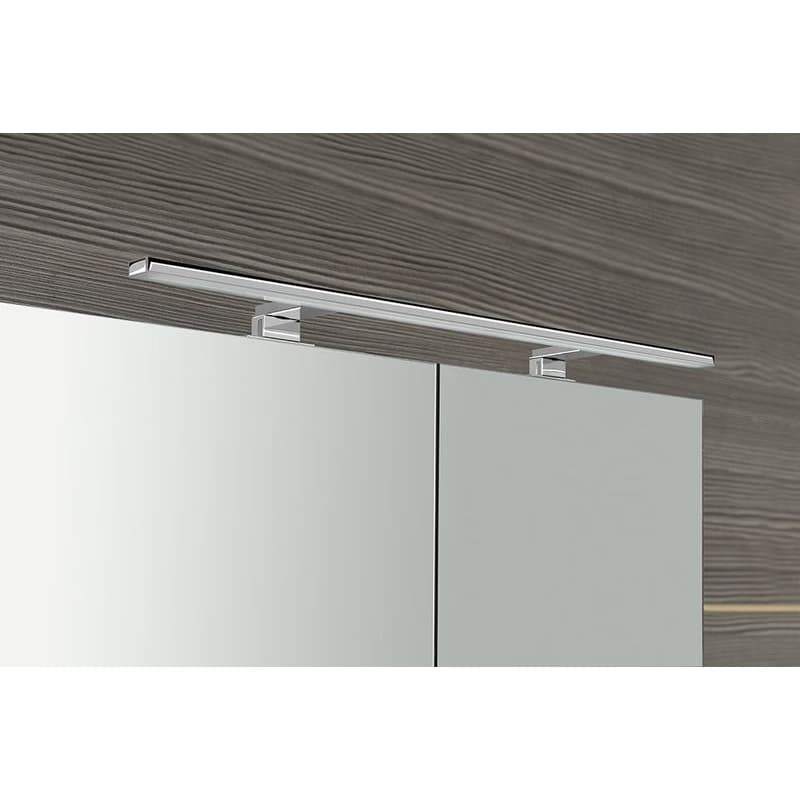 SAPHO - MIRRÓ galérka s LED osvetlením, 100x70x16cm, biela MC100-0030 4