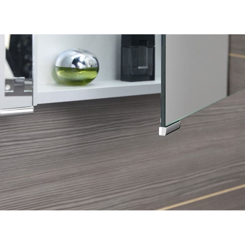 SAPHO - MIRRÓ galérka s LED osvetlením, 100x70x16cm, biela MC100-0030 5