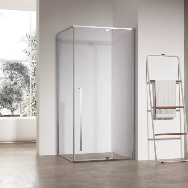 Sprchový kút obdĺžniková Zen 100x80x195 chróm