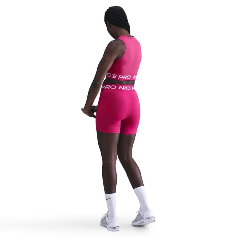 Dámske tréningové kraťasy NIKE PRO W NP 365 SHORT 5IN RUSH PINK WHITE 3