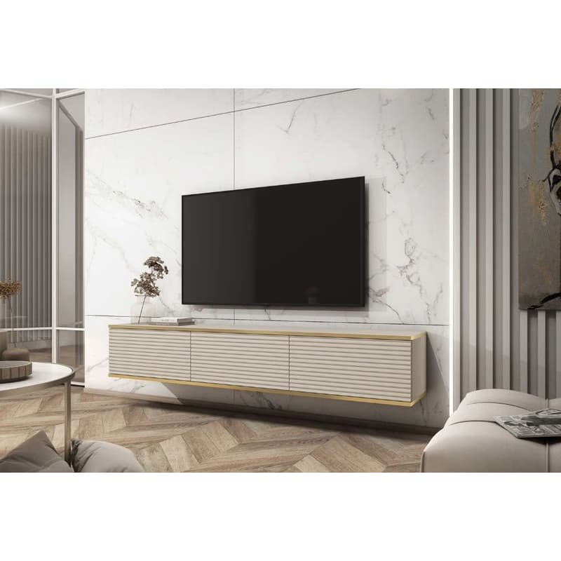 ArtPS TV stolík BIJOU MDF175 | závesný Farba: Biela 5