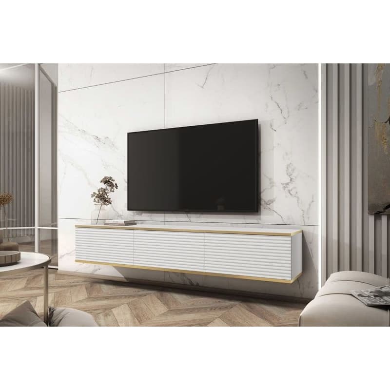 ArtPS TV stolík BIJOU MDF175 | závesný Farba: Biela 6