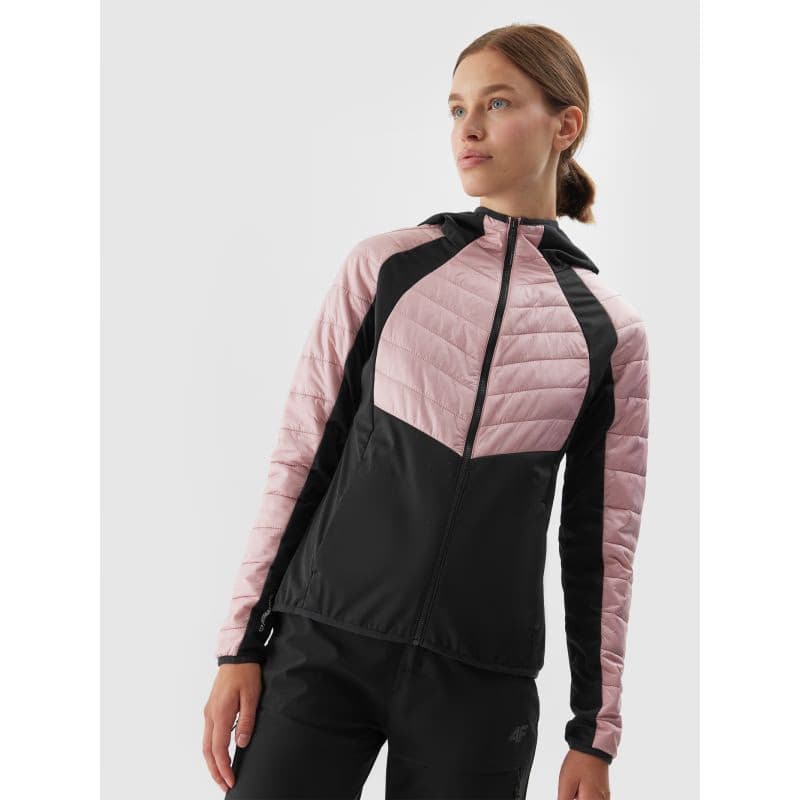 Dámska turistická bunda 4F TECHNICAL JACKET-AW23TTJAF349-54S-PINK 2