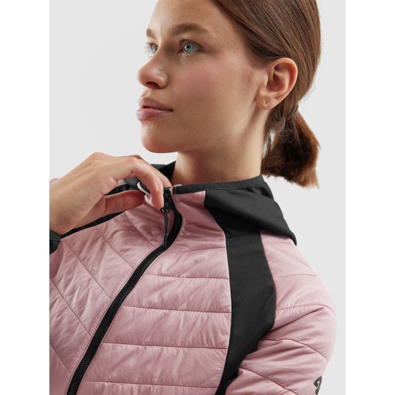 Dámska turistická bunda 4F TECHNICAL JACKET-AW23TTJAF349-54S-PINK 4