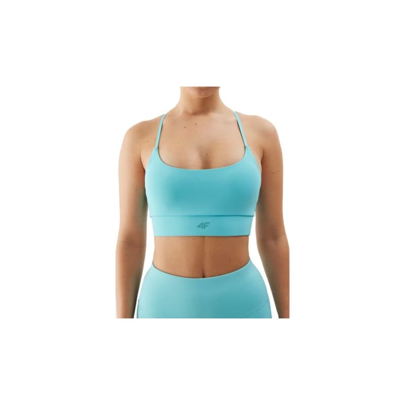 Dámska tréningová športová podprsenka 4F SPORT BRA-WSS24USBAF096-33S-BLUE
