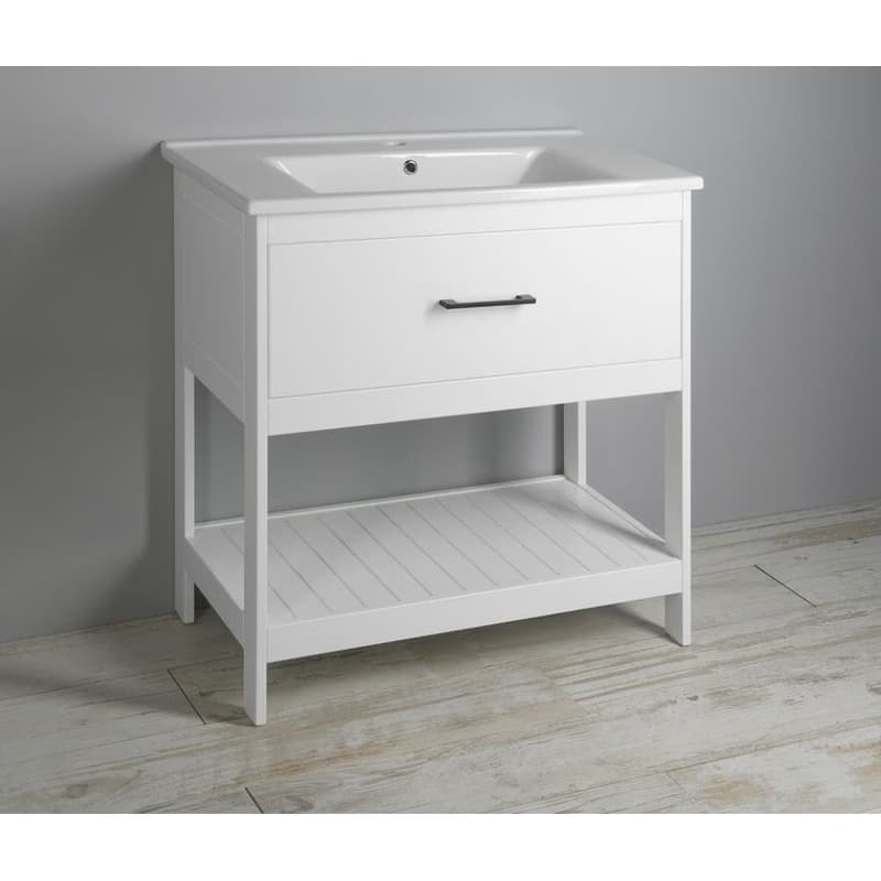 AQUALINE - ZUNO 85 keramické umývadlo nábytkové 85x45cm, biela 9085 5