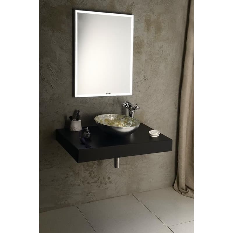 SAPHO - LUMINAR zrkadlo s LED osvetlením v ráme 60x80cm, chróm NL557 3