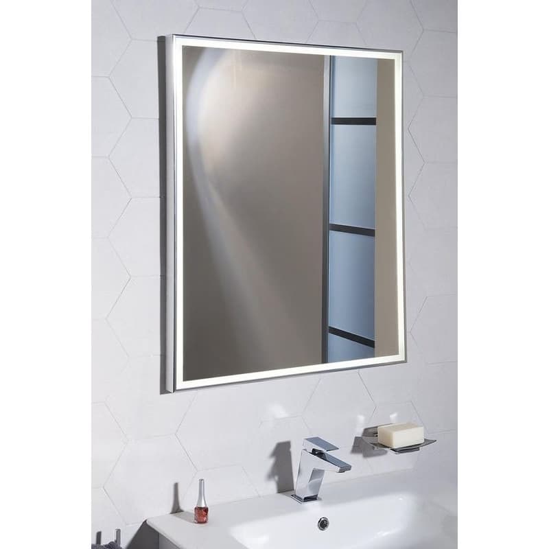 SAPHO - LUMINAR zrkadlo s LED osvetlením v ráme 60x80cm, chróm NL557 4