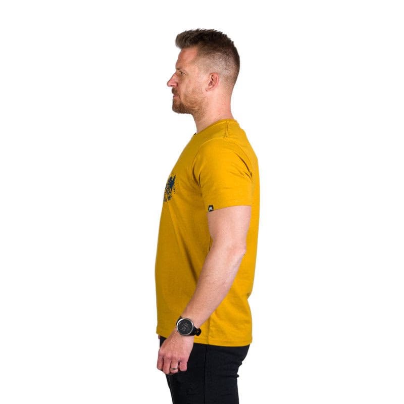 Pánske turistické tričko s krátkym rukávom NORTHFINDER KORY-314-goldenyellow 3