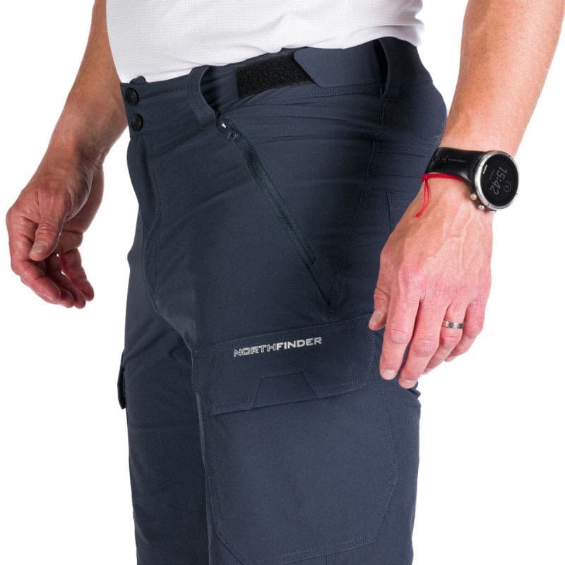 Pánske turistické kraťasy NORTHFINDER RUSTY-299-darkdenim 5