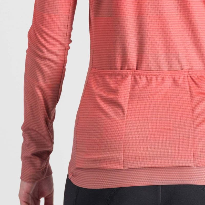 Dámsky cyklistický dres s dlhým rukávom SPORTFUL Rocket w thermal jersey, pompelmo pink 6