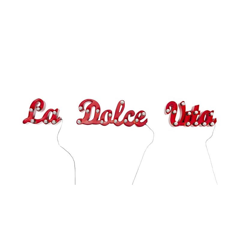 La Dolce nástenná lampa červená 1