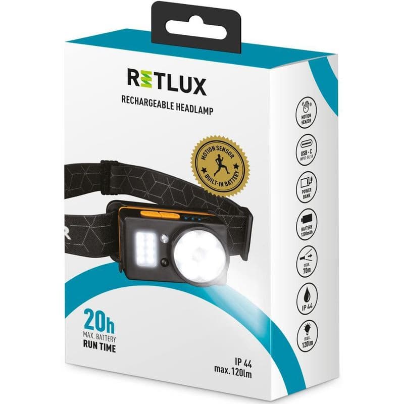 RPL 702 NABÍJACIA ČELOVKA S PB RETLUX 6
