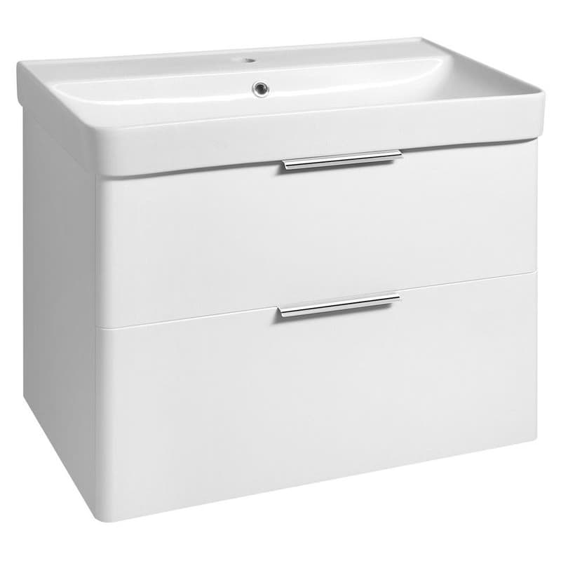 AQUALINE - DENEB umývadlová skrinka 77,3x55x42,4cm, biela mat DN280 1