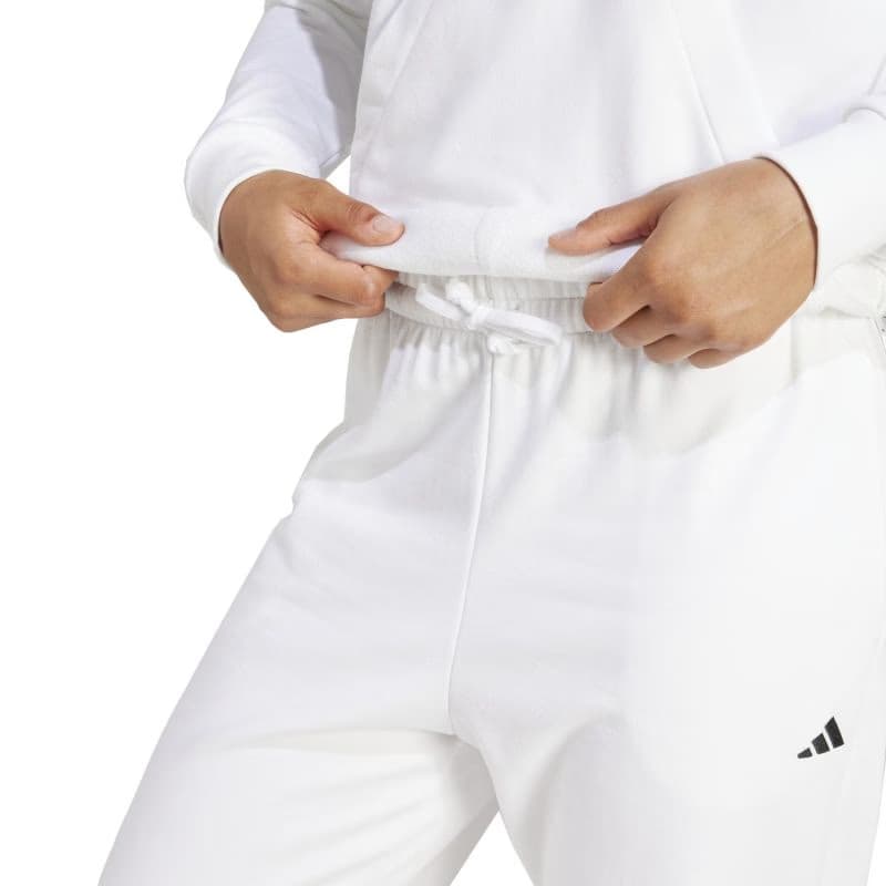 Dámska mikina s kapucňou ADIDAS W SL FT HD WHITE BLACK 5