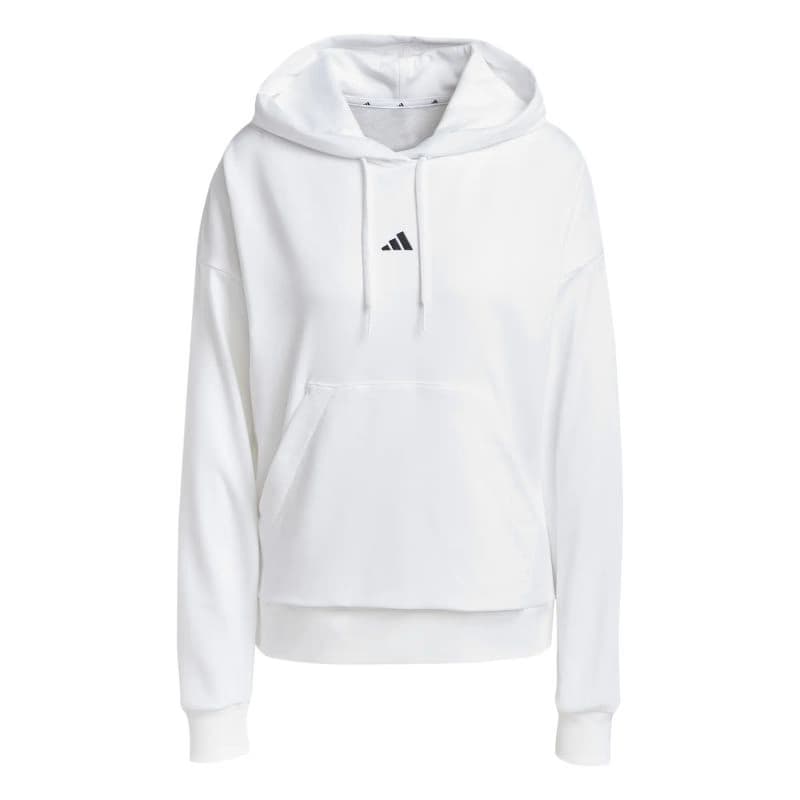 Dámska mikina s kapucňou ADIDAS W SL FT HD WHITE BLACK 6