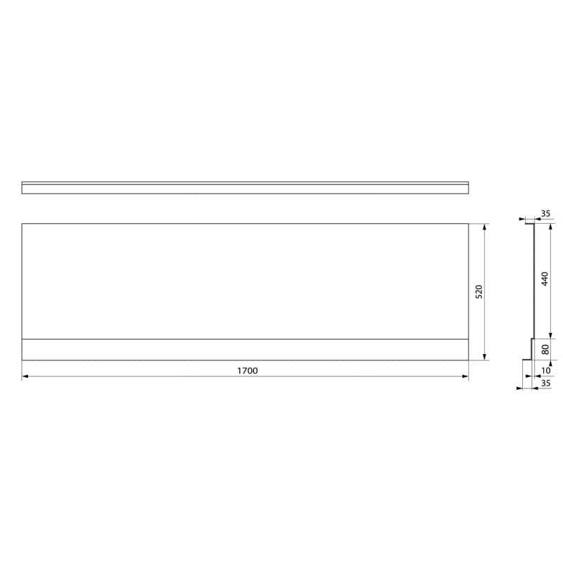 POLYSAN - COUVERT NIKA panel čelný 170x52cm 72848 3