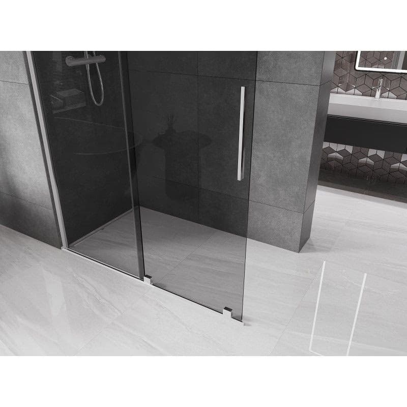 MEXEN/S - Velar Sprchová zástena posuvná Walk-in 140 x 200, grafit 8 mm, chróm 871-140-000-43-01 3