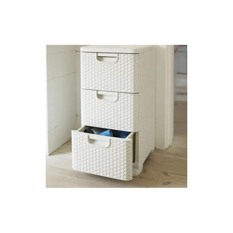 CURVER Zásuvkový regál STYLE 3x14L | béžová 5