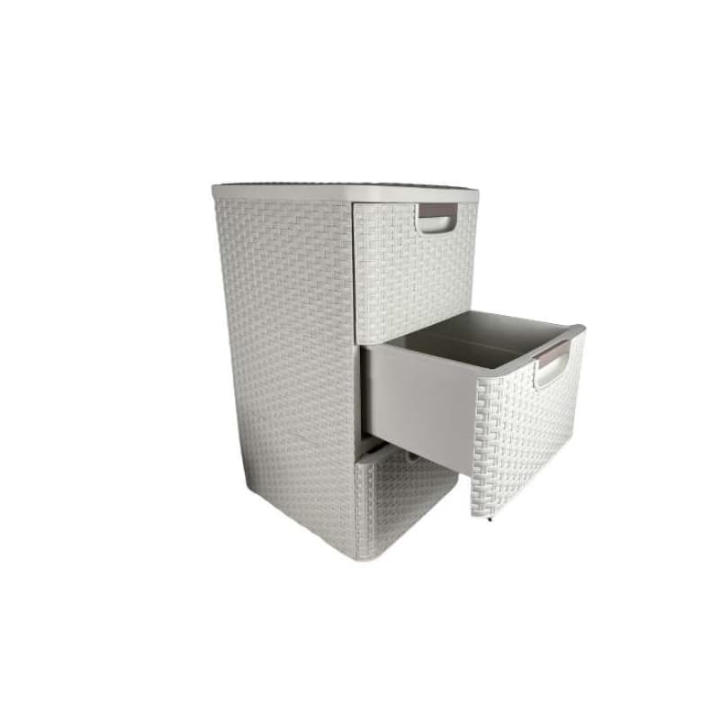 CURVER Zásuvkový regál STYLE 3x14L | béžová 6