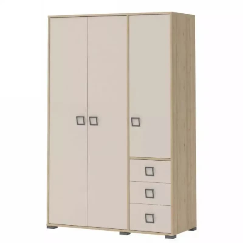 Skriňa 3D3S Kiki G33-BK/KI-01 beech/sand 1