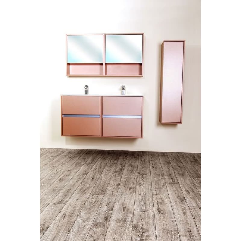 Zostava kúpeľňového nábytku CEDERIKA 120, metallic měděný CA.SADA11 2