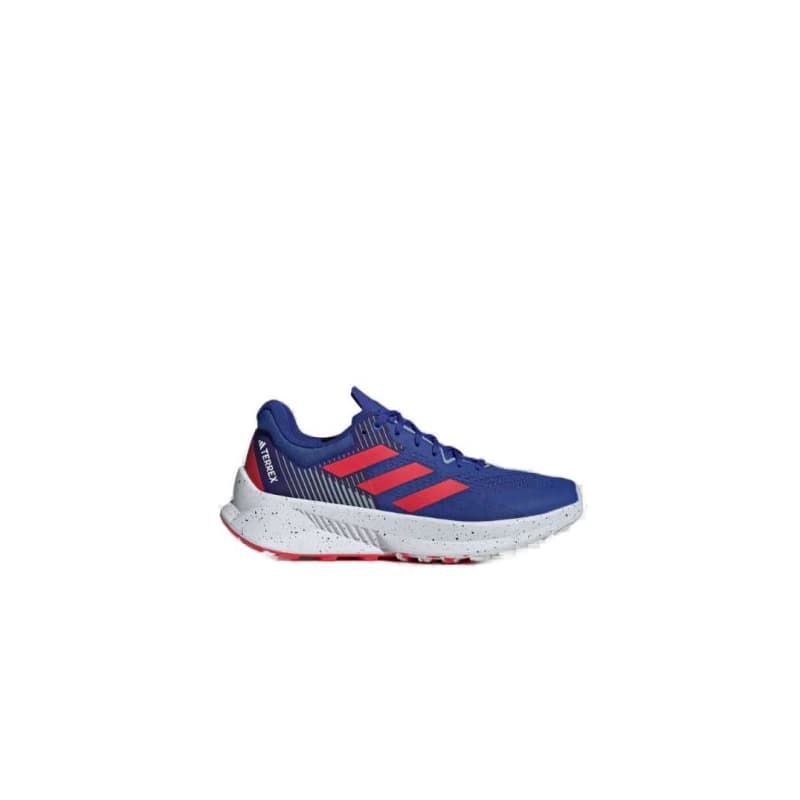Pánska bežecká trailová obuv ADIDAS Terrex Soulstride Flow M dash grey pure ruby semi lucid blue