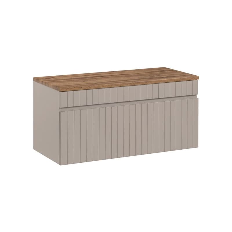 ArtCom Kúpeľňová skrinka s doskou ICONIC Cashmere D100/1 | 100 cm 1