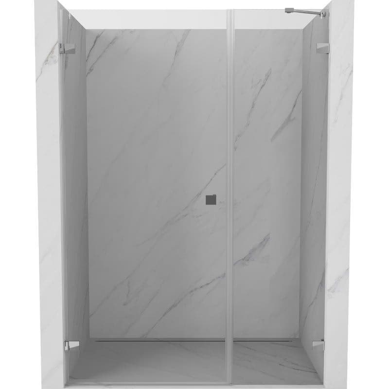 MEXEN/S - Lunar-B sprchové dvere krídlové ľavé 150, transparent, chróm 832S-150-050-01-00-L